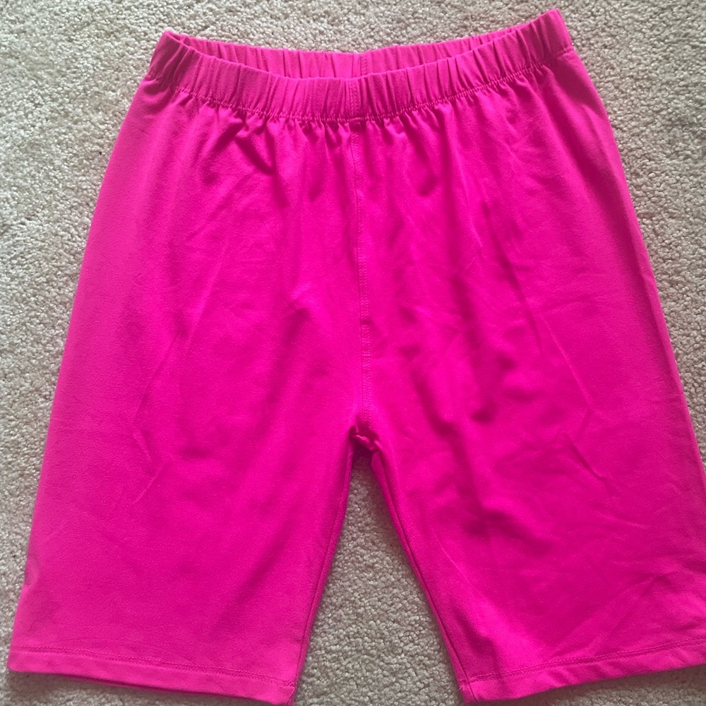 Vibrant Pink Shorts - Sweetlegs OneSize